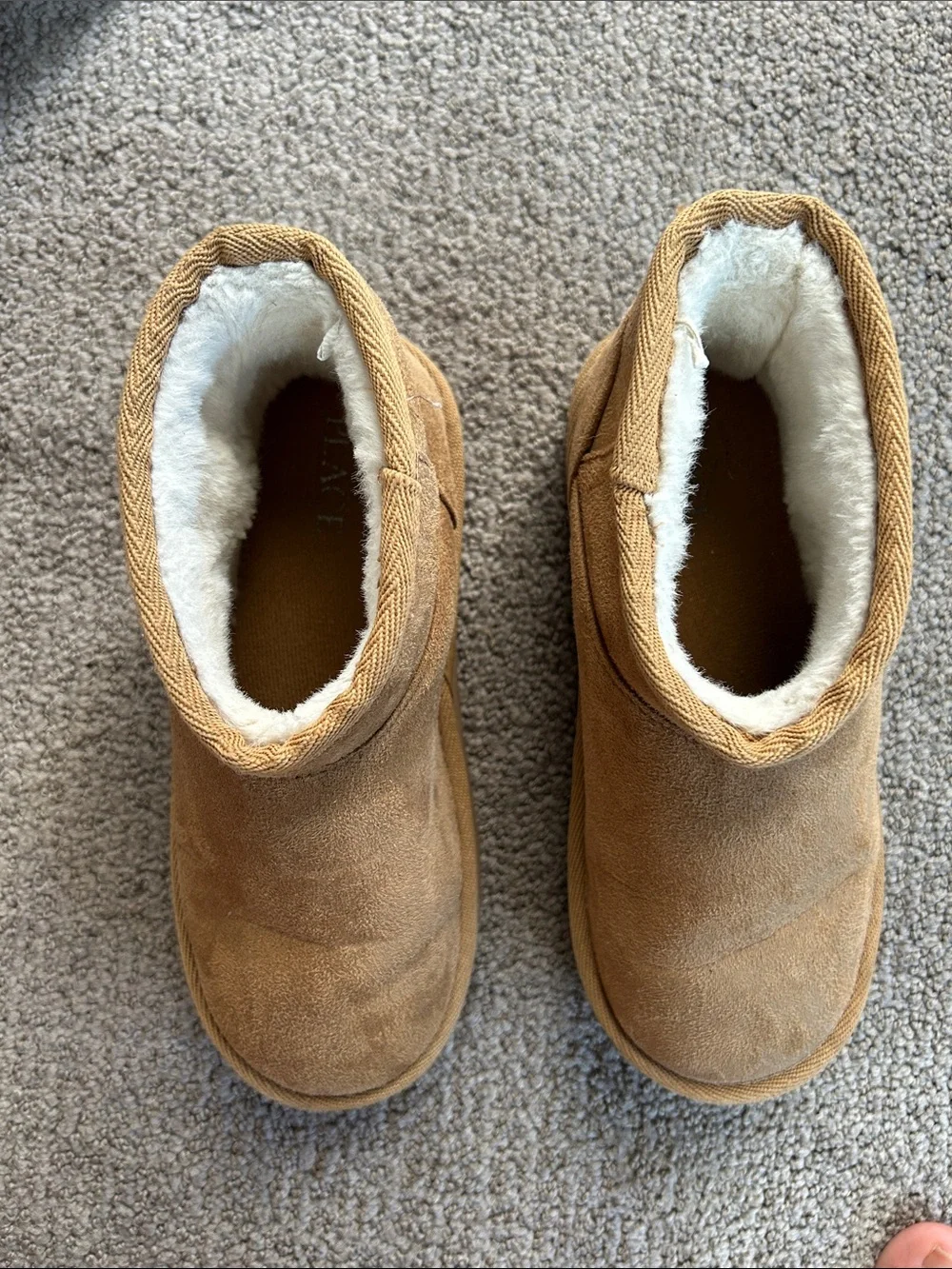 Place Kids Ankle Winter Boots in Chestnut
